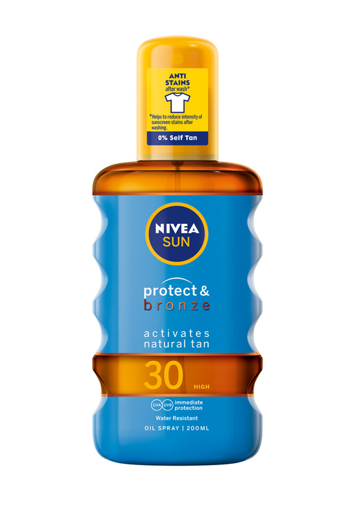 NIVEA SUN AURINKOÖLJY SK30 200ML BR - Aurinkovoiteet ja -tuotteet - 4005900462091 - 1