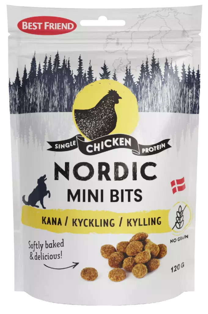 NORDIC MINI BITS KANA - Koiran makupalat - 5700551171451 - 1
