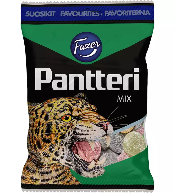 PANTTERI MIX 180G - Makeispussit, -patukat ja tikkarit - 6411401036231 - 1