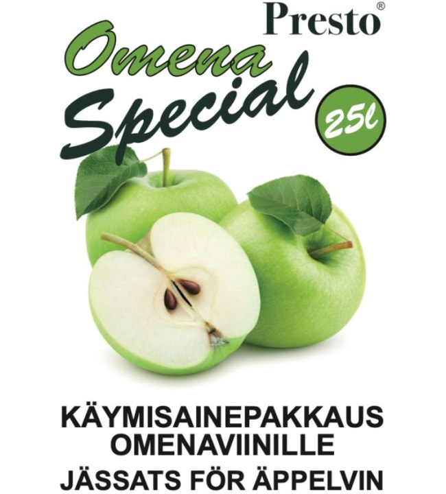 PRESTO KÄYMISAINE OMENAVIINILLE - Viininvalmistus - 6417165054061 - 1