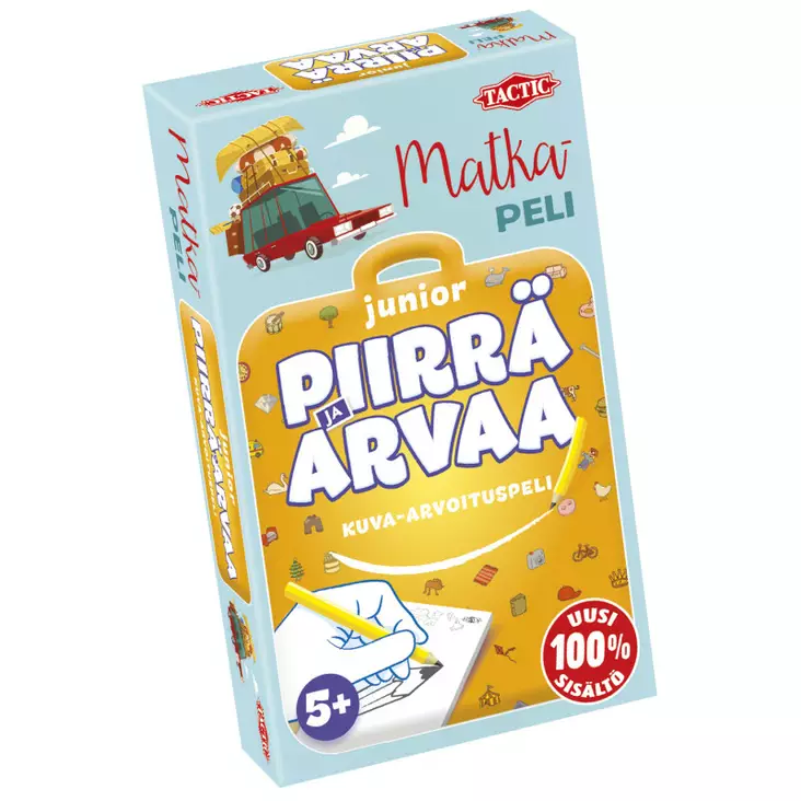 Piirrä ja Arvaa Junior matkapeli - Pöytä- ja lautapelit - 6416739533261 - 1