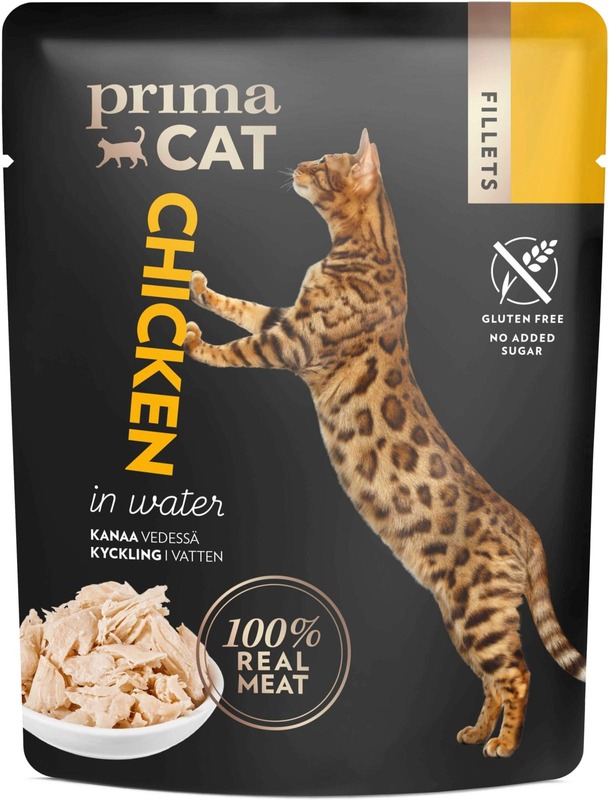 PrimaCat Fillets Kanaa vedessä 50 g - Kissan märkäruoka - 6430069581211 - 1