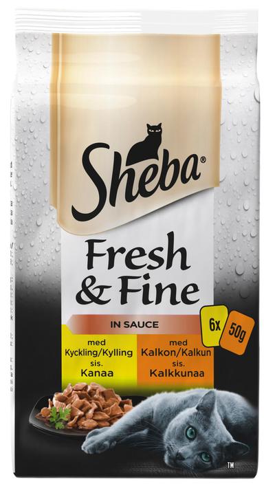 SHEBA FRESH & FINE SIIPIKARJAA KASTIKKEE - Kissan märkäruoka - 4770608260521 - 1