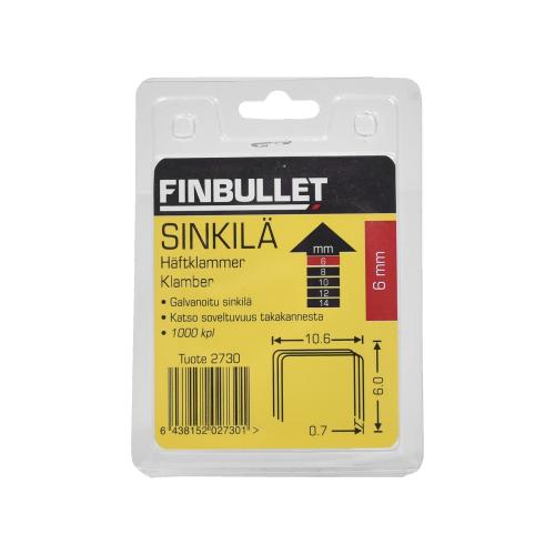 SINKILÄ 13-6MM 1000KPL - Niittipistoolit ja niitit - 6438152027301 - 1