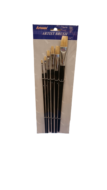 SIVELLINSETTI 6 KPL LATTA - Taiteilijatarvikkeet - 6438159014601 - 1