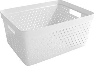 SÄILYTYSKORI STAR BASKET 13L VALKOINEN - Korit - 7318140008521 - 1