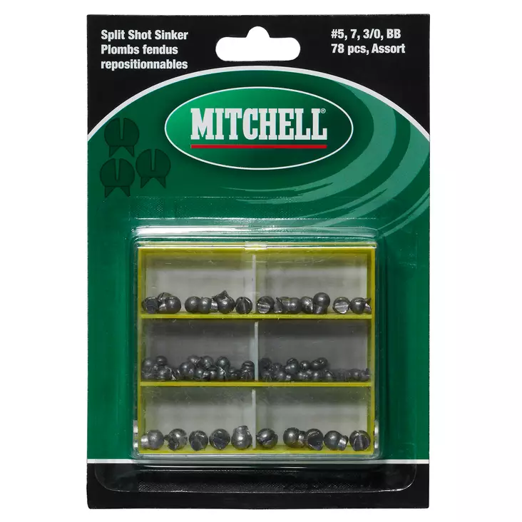 Split Shot Sinkers Asst in Polybox - Onkipainot - 0022021063451 - 1