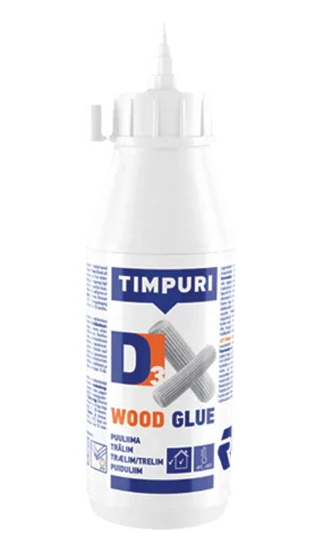 TIMPURI Puuliima D3 200ml - Kiinnitys- ja liimamassat - 6418091030471 - 1