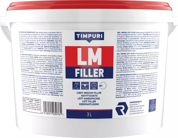 TIMPURI VALMISTASOITE 3L LM - Tiivistysmassat - 6418091030761 - 1