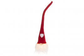 TONTTU LED VALOLLA 55 cm PUNAINEN - Valokoristeet - 6410413191211 - 1