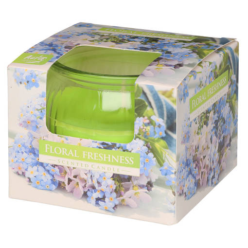 Tuoksukynttilälasi Floral freshness - Pöytäkynttilät ja tuoksukynttilät - 5906927047461 - 1