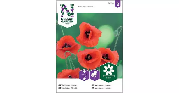 Unikko, Silkki- - Kukkien siemenet - 7312600887381 - 1