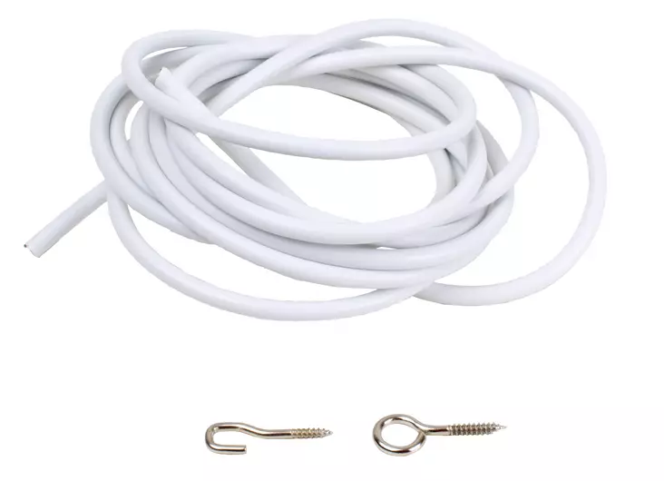 VERHOJOUSI 500 CM VALKOINEN - Verhojen ripustus - 7314100290111 - 1