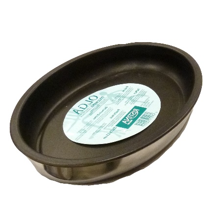 VUOKA PINNOITETTU OVAALI 35X23X4,5 CM - Leivontavuoat, uunivuoat - 6430016302531 - 1