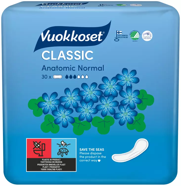 VUOKKOSET 30 CLASSIC - Tamponit ja terveyssiteet - 6414100843001 - 1