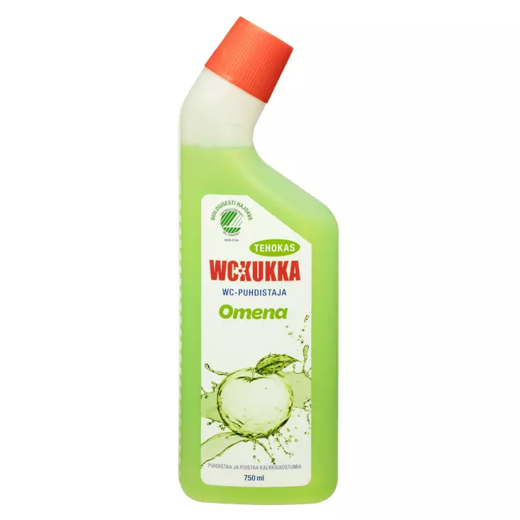 WC Kukka 750ml Omena wc-geeli - WC:n puhdistus ja putkenavaajat - 7310619191901 - 1