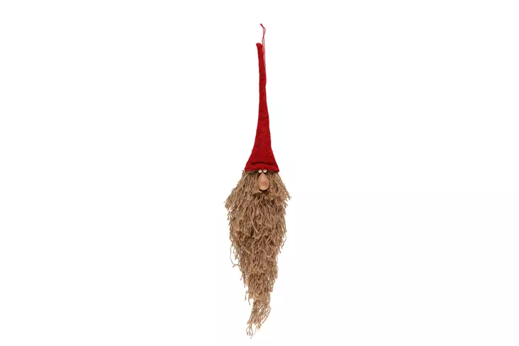 Winteria Seinäkoriste Tonttu risuparta 75 cm - Joulukoristeet - 6410413315891 - 1