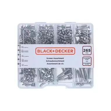 Black&Decker Ruuvilajitelma - Muut kiinnitystarvikkeet - 8711252238241 - 1