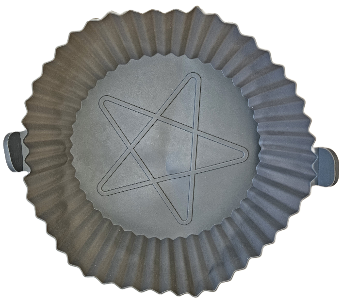 Airfryer suoja silikoni pyöreä - Leivinpaperit ja kelmut - 6438159892841 - 1