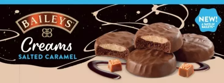 BAILEYS SALTED CARAMEL CREAMS KEKSI 128G - Makeat keksit - 5060250346971 - 1