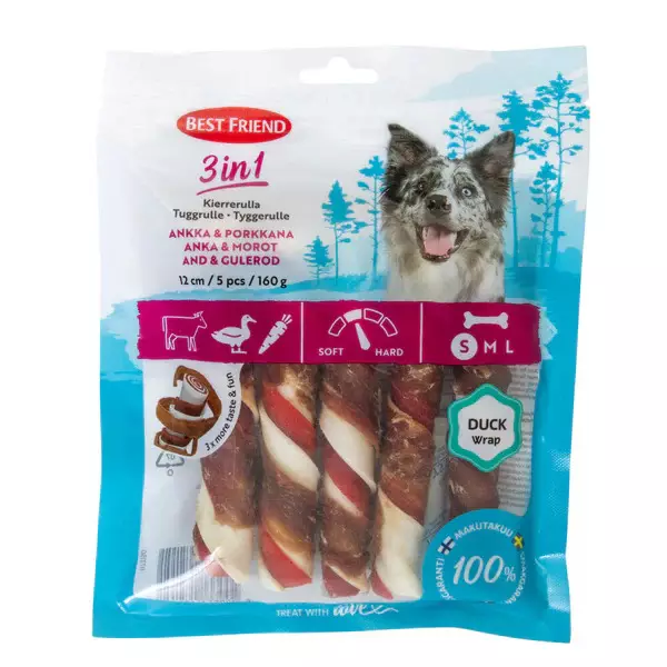 BF 3in1 KIERRERULLA ANKKA & PORKKANA - Koiran makupalat - 5700551172151 - 1