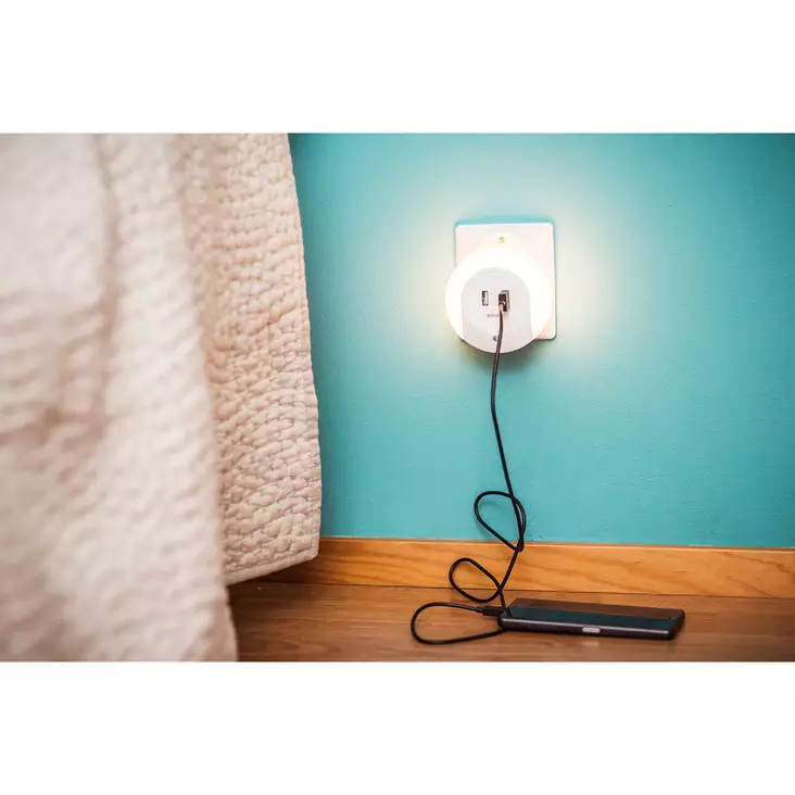 DOVER YÖVALO 2 X USB SENSORILLA - Yövalot - 6435200216281 - 1