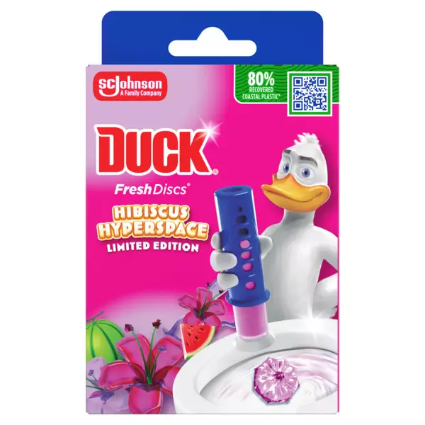Duck Fresh Discs 36ml Hibiscus Ltd.Ed. - WC:n puhdistus ja putkenavaajat - 5000204424171 - 1