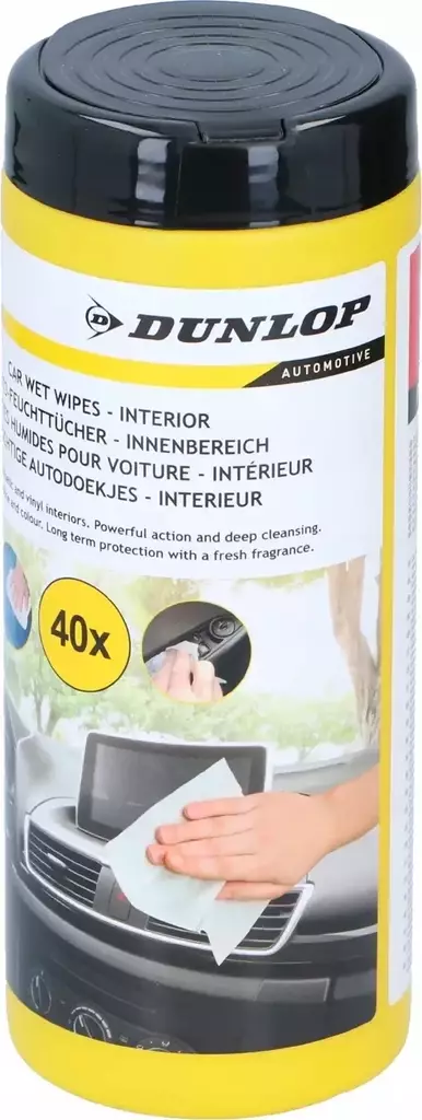 Dunlop sisätilan puhdistusliina 40pcs. - Sisätilojen pesu - 8711252268101 - 1