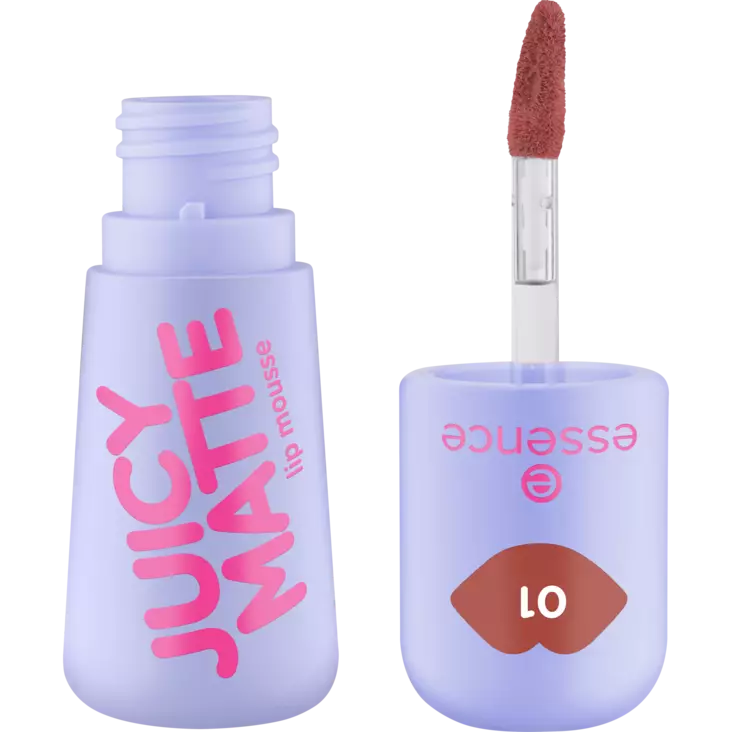 Essence JUICY MATTE lip mousse 01 - Meikit - 4059729630681 - 1