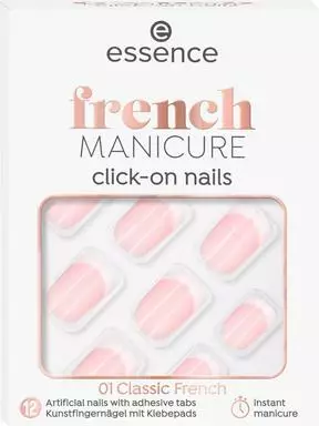 French MANICURE click-on nails 01 - Meikit - 4059729422361 - 1