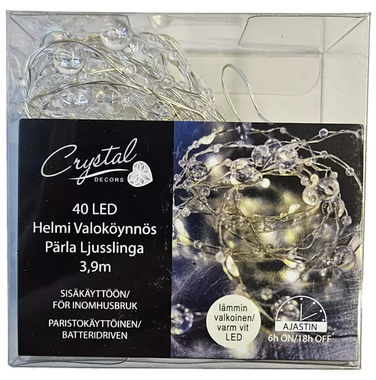 HELMI-KORISTEVALOSARJA 40 LED - Sisävalosarjat ja valonauhat - 6438159389631 - 1