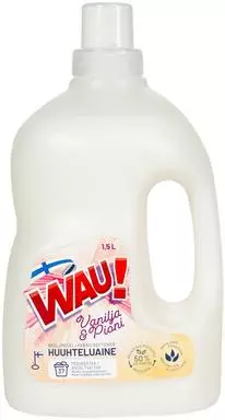 HUUHTELUAINE WAU 1,5L VANILJA & PIONI - Pyykinpesuaineet  - 6419642132811 - 1