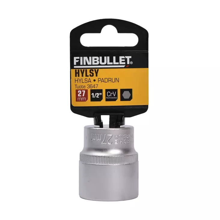 Hylsy 1/2" 27 mm - Hylsytyökalut - 6438152036471 - 2