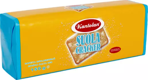 KANTOLAN SUOLA CRACKER 150G - Suolakeksit - 6410380032791 - 1