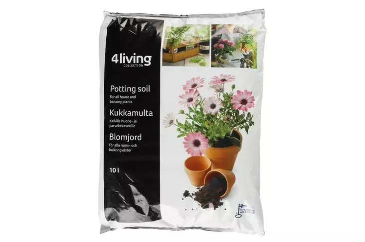 Kukkamulta 10 L - Sisäkasvimullat - 6410411939341 - 1