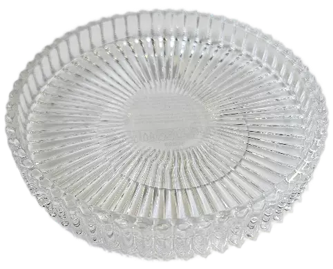 KYNTTILÄNALUNEN 10 cm KIRKAS LASI - Kynttilänjalat ja tuikkukipot - 6438159368001 - 1