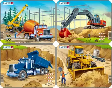 LARSEN PALAPELI MINI CONSTRUCTIONS - Palapelit - 7023852117811 - 1