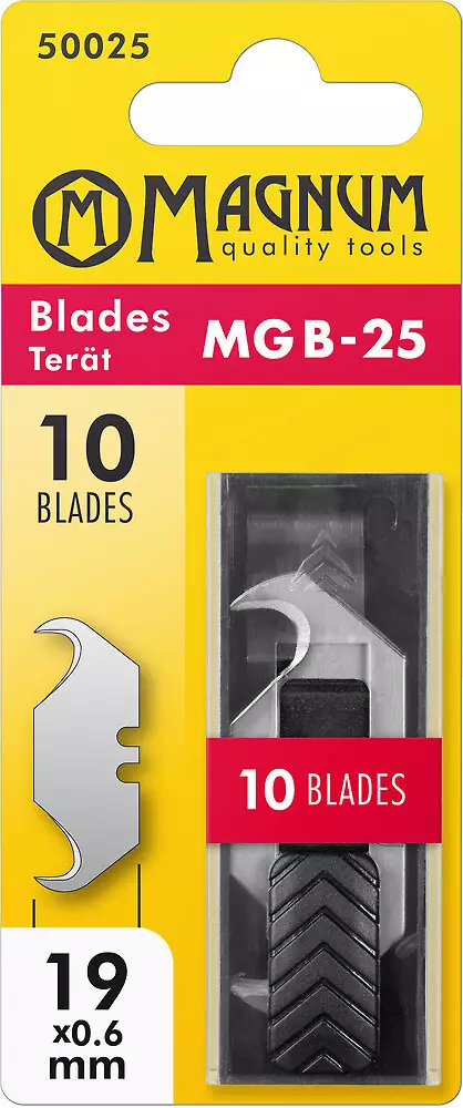 Mattoveitsenterät 10 kpl MGB-25 - Puukot ja veitset - 6418868500251 - 1