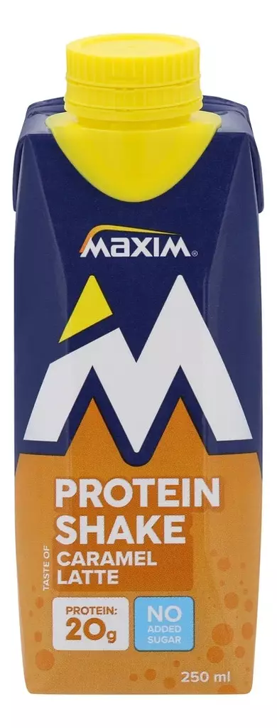 MAXIM 250ML CARAMEL LATTE PROTEIINIJUOMA - Ravintolisät - 7070866042721 - 1