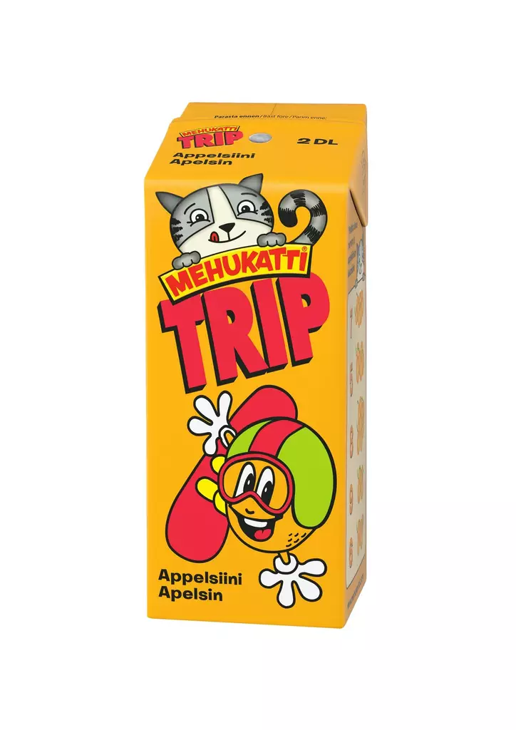 MEHUKATTI TRIP APPELSIINIJUOMA 2DL - Mehut - 6415130118381 - 1