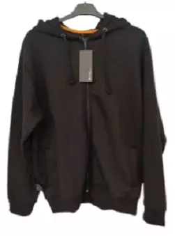 Miesten hupparitakki basic plus black 5XL - Miesten takit - 6419285296741 - 1