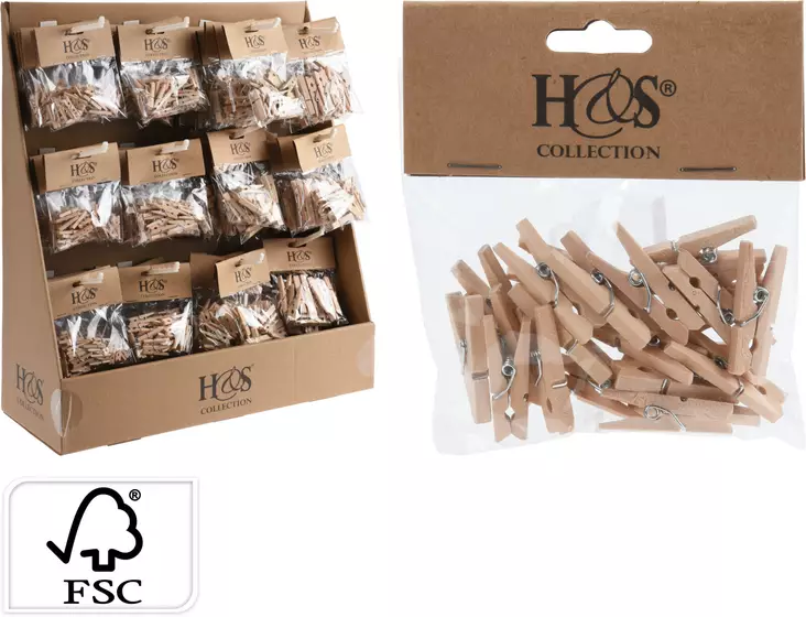 Mini Pyykkipojat puuta - Tee-se-itse DIY - 8721037264051 - 1