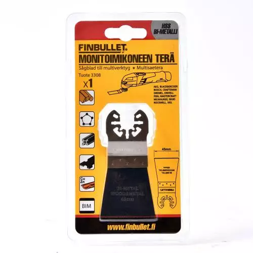 MONITOIMIK. SAHANTERÄ BI-M 45MM - Sirkkelin- ja sahanterät sekä tarvikkeet - 6438152033081 - 1