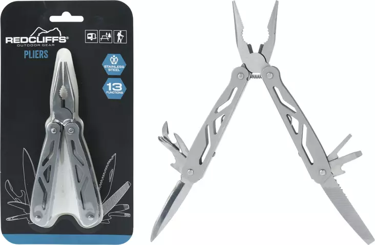 Monitoimiveitsi 13 toimintoa 16 cm - Retkeilyvarusteet - 8720573976251 - 1