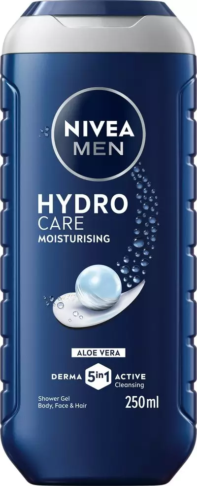 NIVEA MEN SUIHKUGEELI 250ml Hydrocare - Miesten saippuat ja suihkugeelit - 4006000238111 - 1
