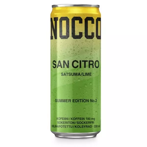 NOCCO BCAA SUN CITRO SATSUMA LIME - Energiajuomat - 7340131603811 - 1
