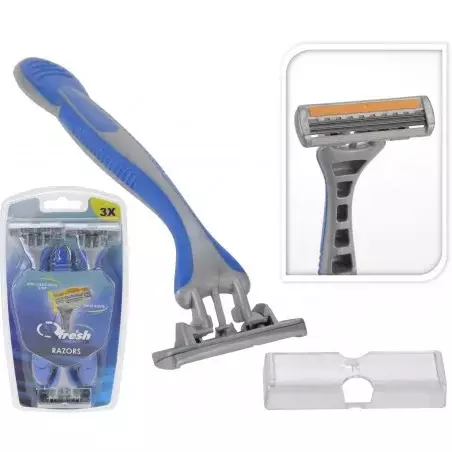 PARTAHÖYLÄ RAZOR 3KPL/PKT - Partakoneet ja ladyshavet - 8718158906991 - 1