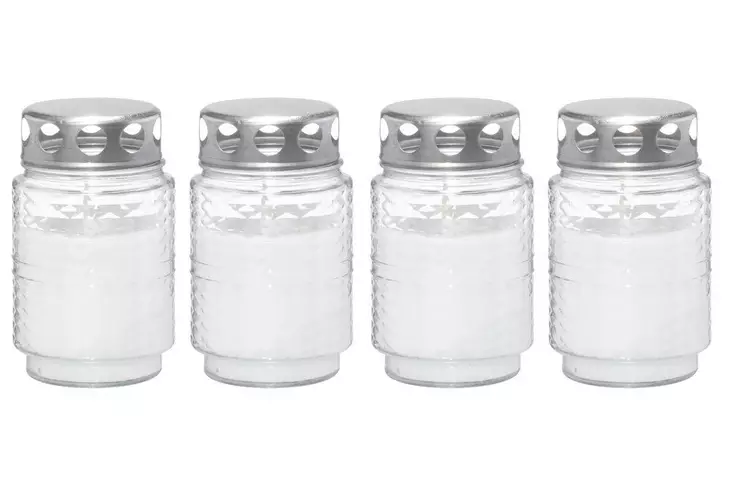 Polar Hautakynttilä Puula 4 kpl 30h - Hautakynttilät ja lyhtykynttilät - 6410416520261 - 1