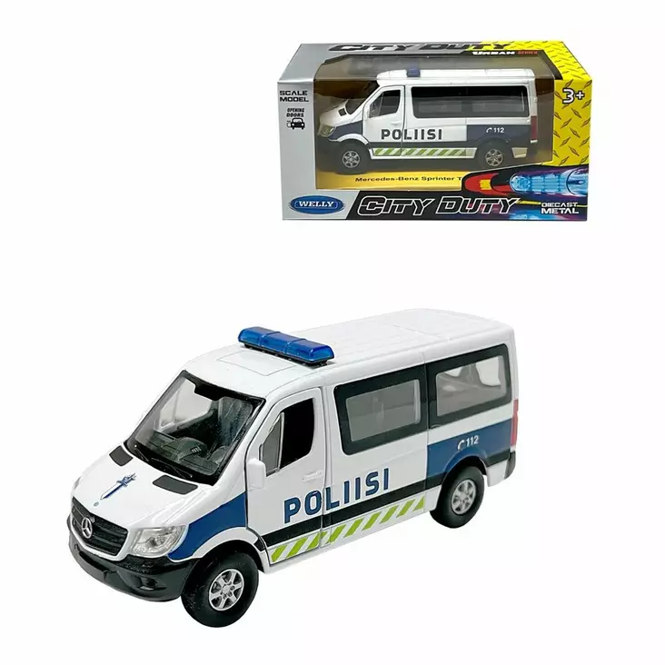 POLIISIAUTO METALLIA - Sisäleikit - 4744615013661 - 1