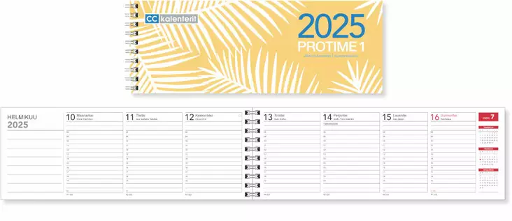 PÖYTÄKALENTERI 2025 PROTIME ECO - Kalenterit - 6418787027761 - 1